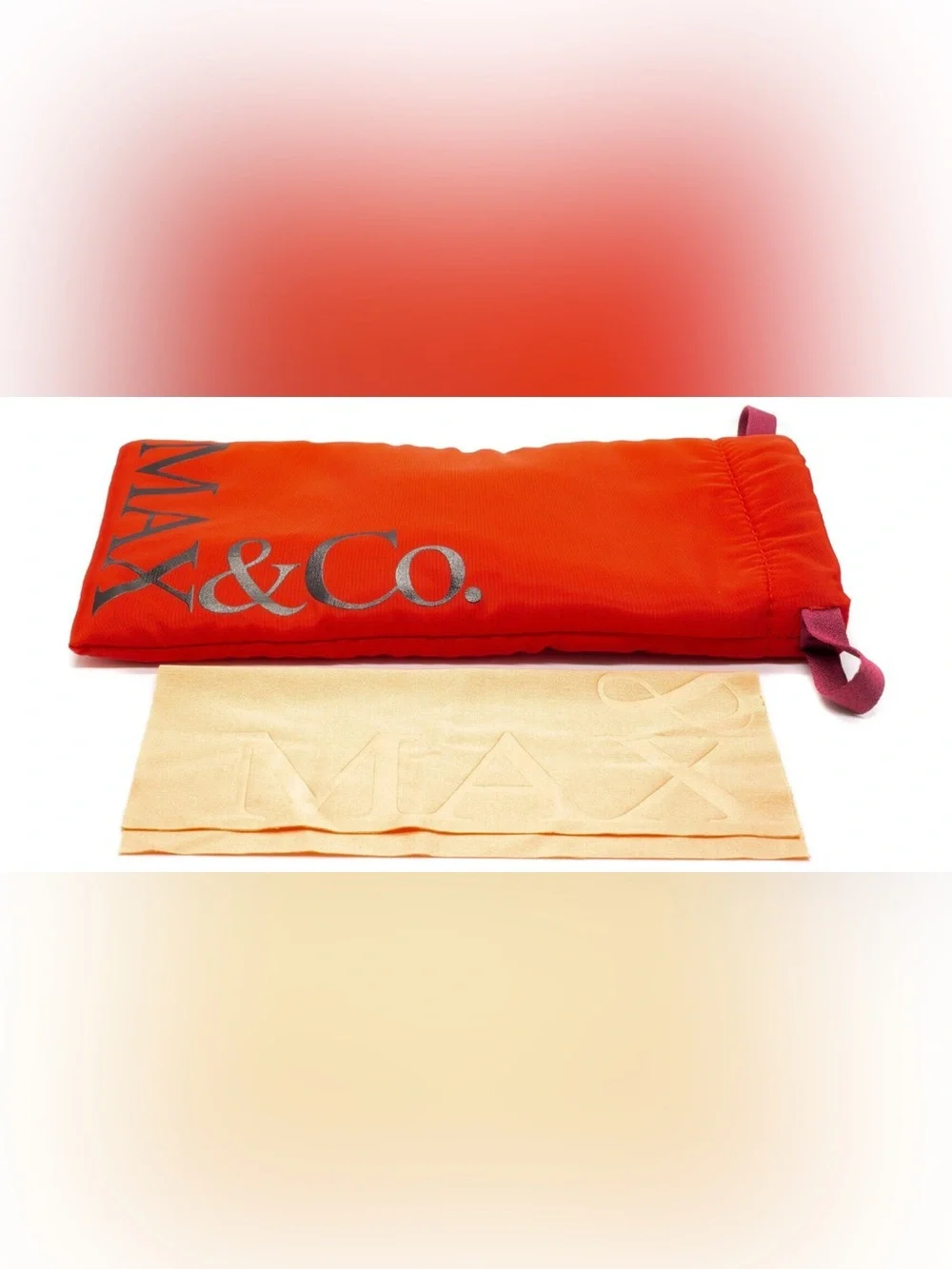 Max & Co Slim Metal Square w/ Acetate Temple Tips